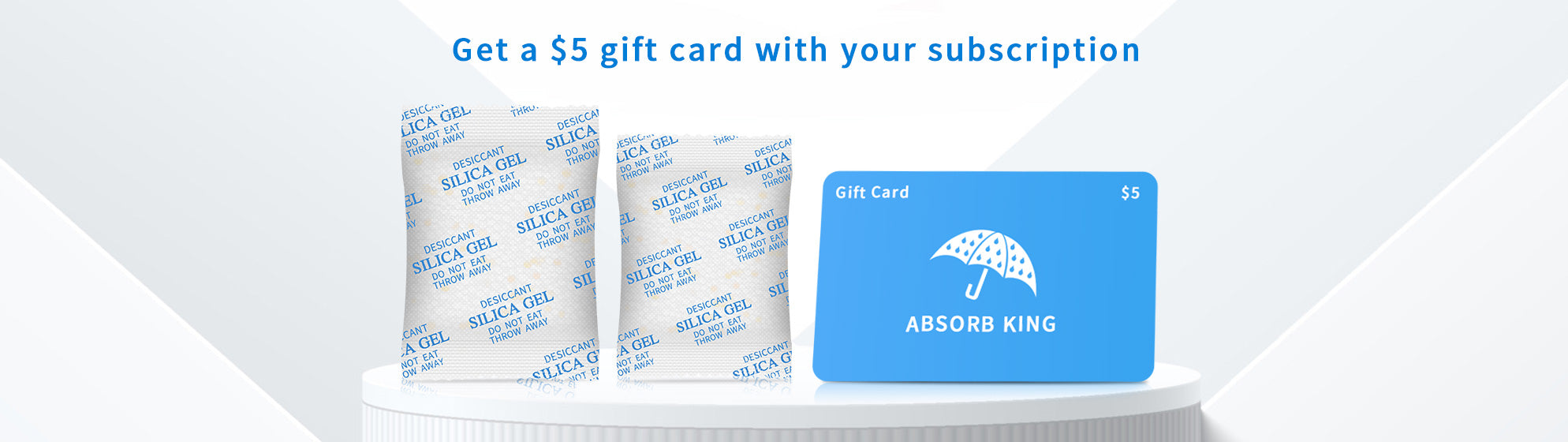 Silica gel desiccant gift card picture
