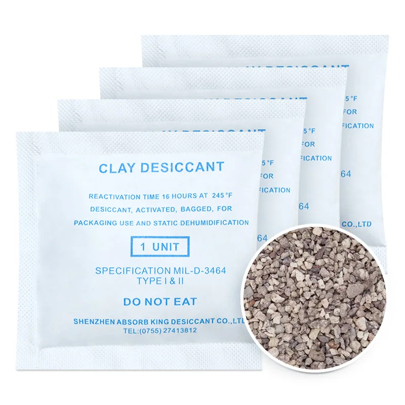 montmorillonite clay desiccant for electronics